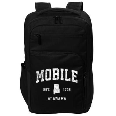 Mobile Alabama Al Vintage Established Sports Design Impact Tech Backpack