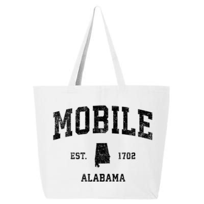 Mobile Alabama Al Vintage Established Sports Design 25L Jumbo Tote