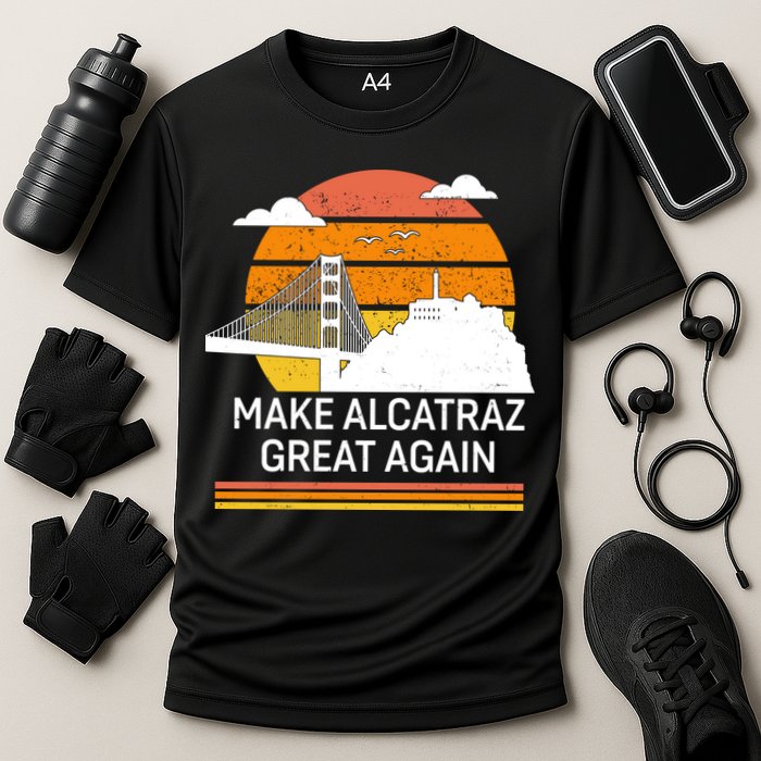 Make America Alcatraz Great Again Cooling Performance Crew T-Shirt