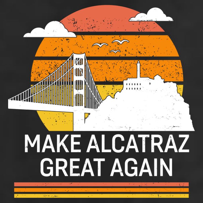 Make America Alcatraz Great Again Adult Drive Performance Visor