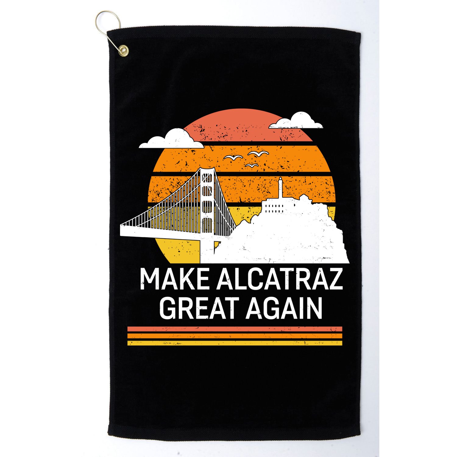 Make America Alcatraz Great Again Golf Towel