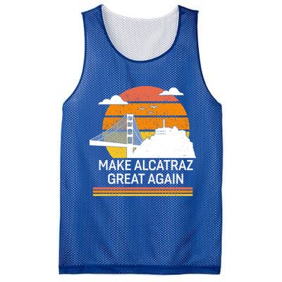 Make America Alcatraz Great Again Mesh Reversible Basketball Jersey Tank