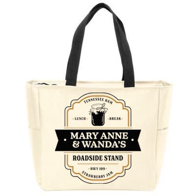 Mary Anne And Wanda Farmers Market Tennessee Ham Zip Tote Bag