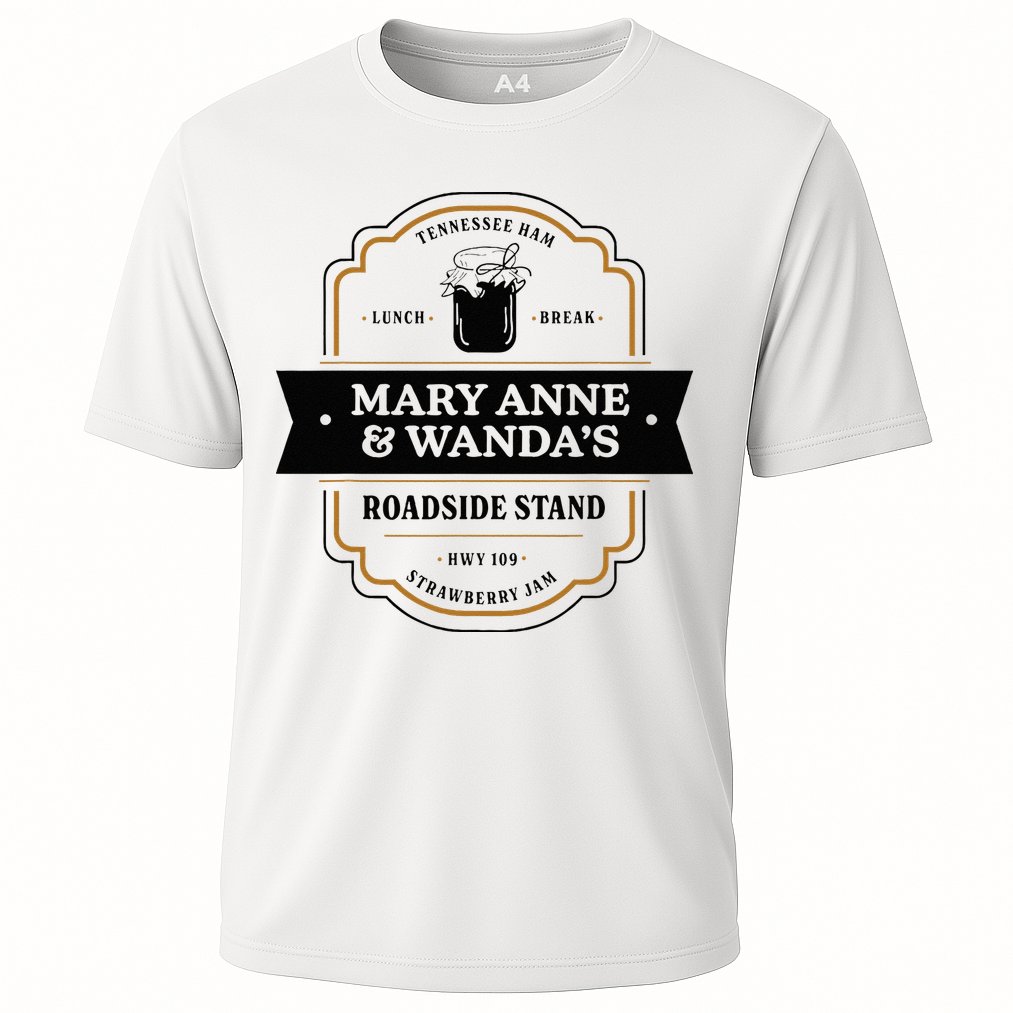 Mary Anne And Wanda Farmers Market Tennessee Ham Cooling Performance Crew T-Shirt