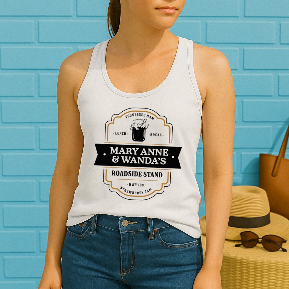 Mary Anne And Wanda Farmers Market Tennessee Ham Womens Tank Top