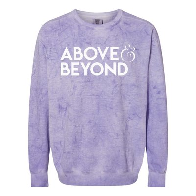 Motivational Above And Beyond Colorblast Crewneck Sweatshirt