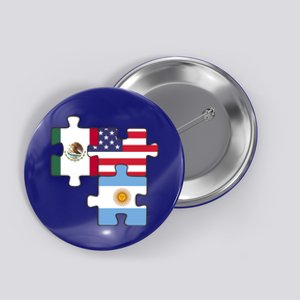 Mexico Argentina And The Usa Puzzle Design Meaningful Gift Button