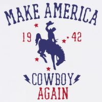 Makes America A Cowboy Again Western Life Country Visor