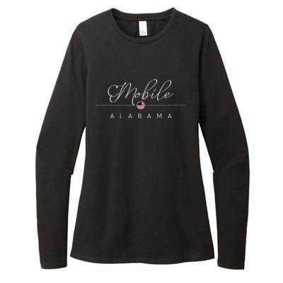 Mobile Alabama Al On Mobile Womens CVC Long Sleeve Shirt