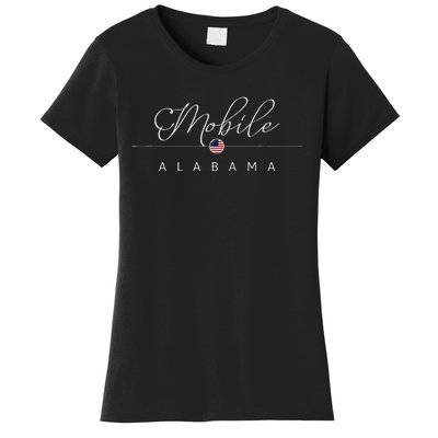 Mobile Alabama Al On Mobile Women's T-Shirt