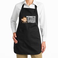 Monkeys Are Awesome I'm Awesome Therefore I'm A Monkey Apron