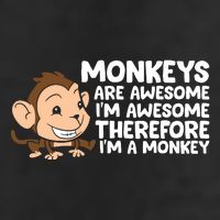 Monkeys Are Awesome I'm Awesome Therefore I'm A Monkey Beanie