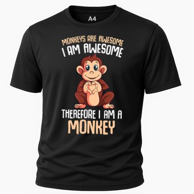 Monkeys Are Awesome Monkey Performance Shirt