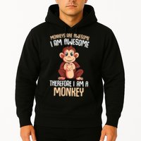 Monkeys Are Awesome Monkey Hoodie