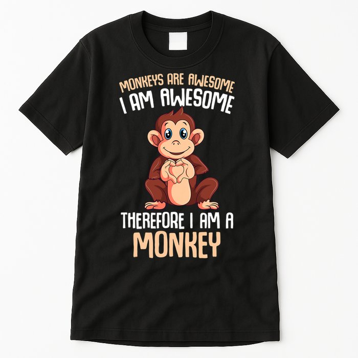 Monkeys Are Awesome Monkey Tall T-Shirt