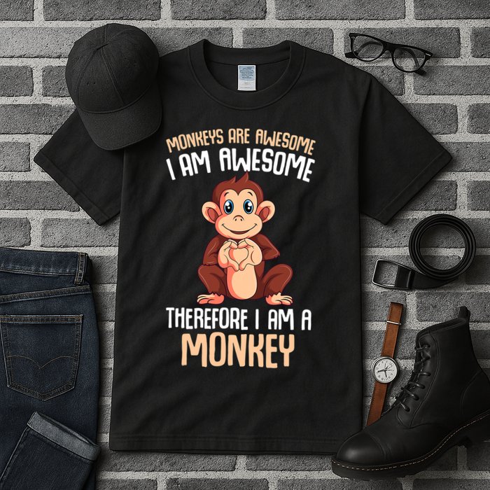 Monkeys Are Awesome Monkey Tall T-Shirt