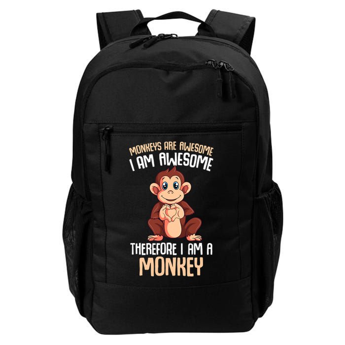 Monkeys Are Awesome Monkey Backpack