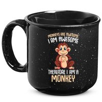 Monkeys Are Awesome Monkey 15oz Campfire Ceramic Mug