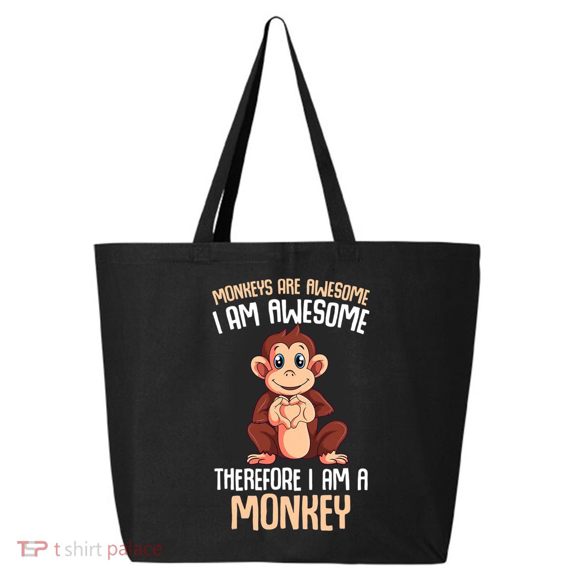 Monkeys Are Awesome Monkey 25L Jumbo Tote