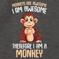 Monkeys Are Awesome Monkey Vector Backpack