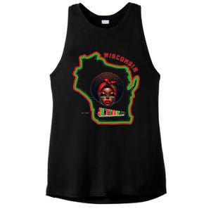 Miltown African American Black History Ladies PosiCharge Tri-Blend Wicking Tank