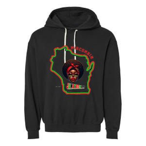 Miltown African American Black History Garment-Dyed Fleece Hoodie