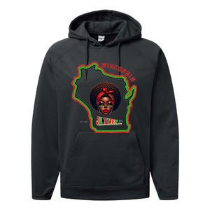 Miltown African American Black History Performance Fleece Hoodie