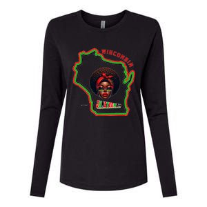 Miltown African American Black History Womens Cotton Relaxed Long Sleeve T-Shirt