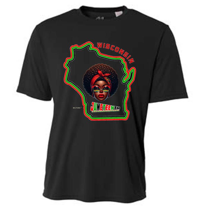 Miltown African American Black History Cooling Performance Crew T-Shirt