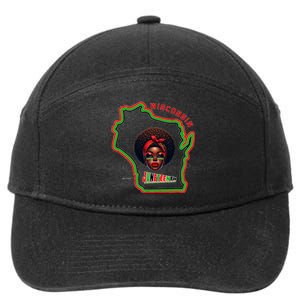 Miltown African American Black History 7-Panel Snapback Hat