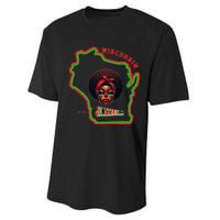 Miltown African American Black History Performance Sprint T-Shirt