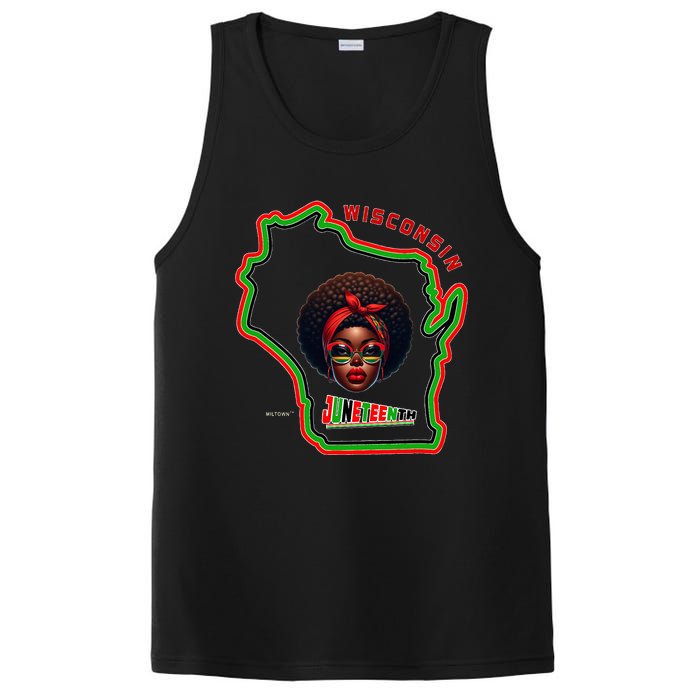 Miltown African American Black History PosiCharge Competitor Tank