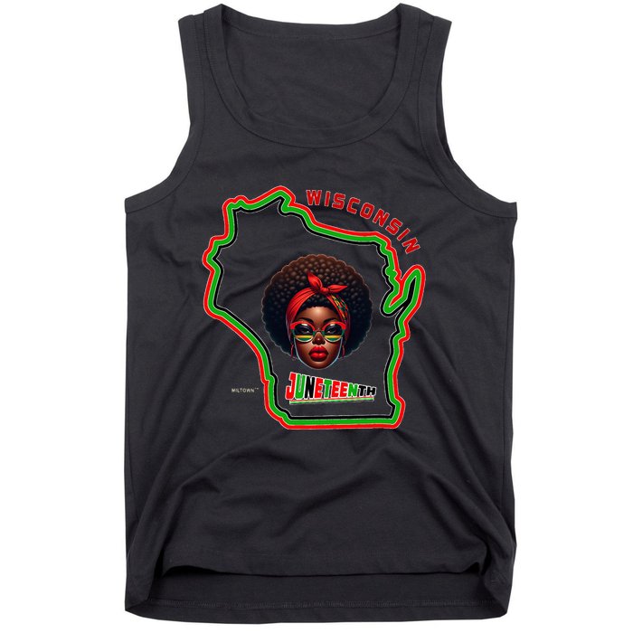 Miltown African American Black History Tank Top