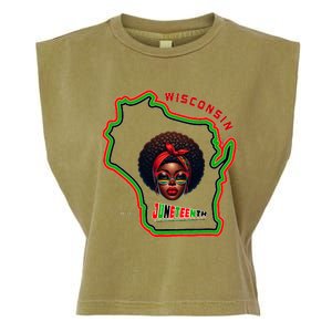 Miltown African American Black History Garment-Dyed Women's Muscle Tee