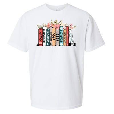 Music Albums As Books Folk Music Sueded Cloud Jersey T-Shirt