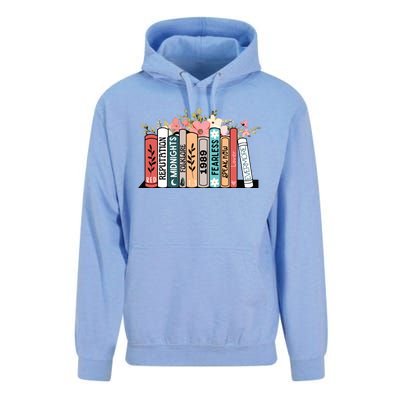 Music Albums As Books Folk Music Unisex Surf Hoodie