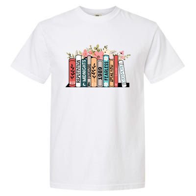 Music Albums As Books Folk Music Garment-Dyed Heavyweight T-Shirt