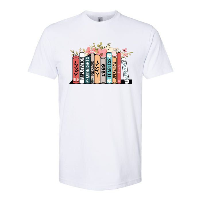 Music Albums As Books Folk Music Softstyle CVC T-Shirt