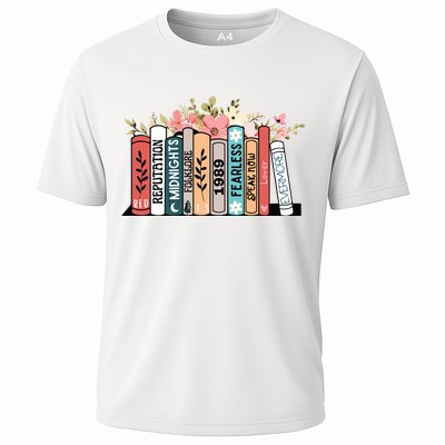 Music Albums As Books Folk Music Cooling Performance Crew T-Shirt