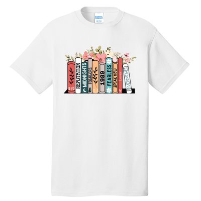 Music Albums As Books Folk Music Tall T-Shirt