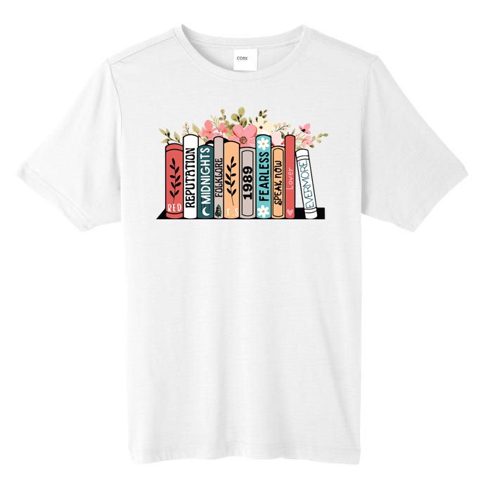 Music Albums As Books Folk Music Tall Fusion ChromaSoft Performance T-Shirt