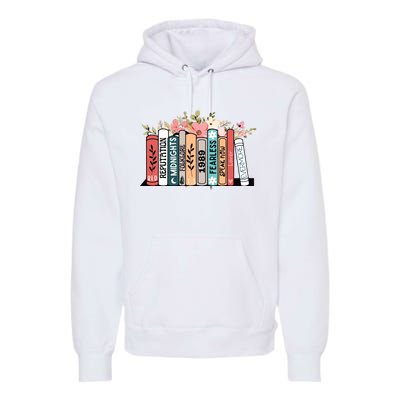 Music Albums As Books Folk Music Premium Hoodie