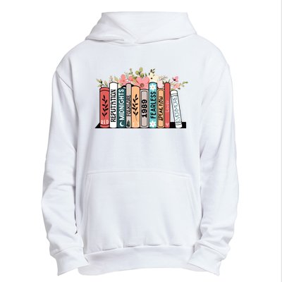 Music Albums As Books Folk Music Urban Pullover Hoodie