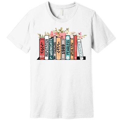 Music Albums As Books Folk Music Premium T-Shirt