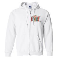 Music Albums As Books Folk Music Full Zip Hoodie