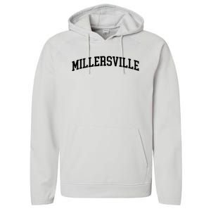 Millersville Athletic Arch College University Alumni Performance Fleece Hoodie