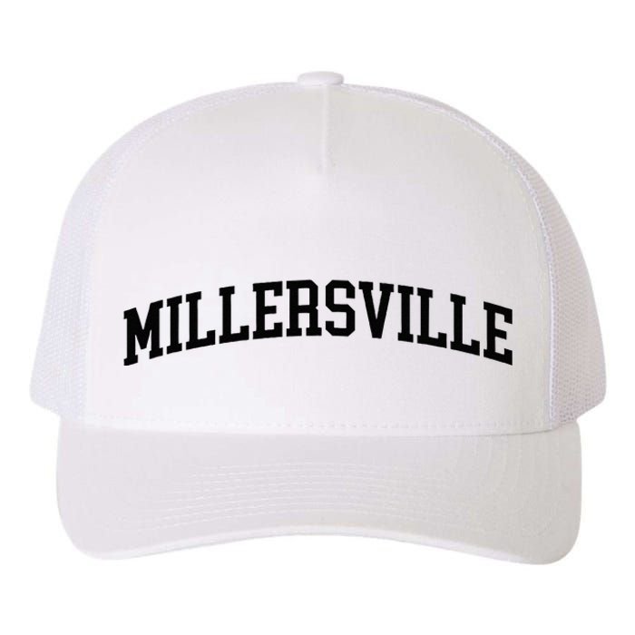 Millersville Athletic Arch College University Alumni Yupoong Adult 5-Panel Trucker Hat