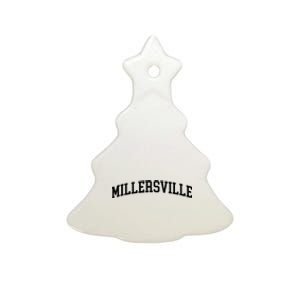 Millersville Athletic Arch College University Alumni Ceramic Tree Ornament