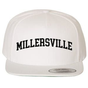 Millersville Athletic Arch College University Alumni Wool Snapback Cap