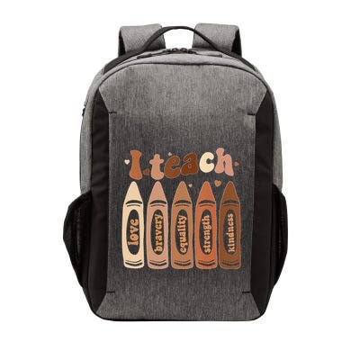 Melanin Afro African I Teach Black History Month Vector Backpack